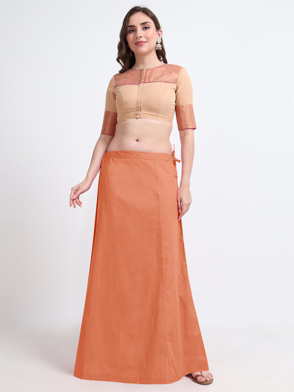 GlamLilly 100% Cotton Inskirt - CoralRose1345