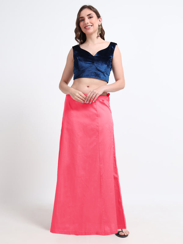 GlamTara Premium 100% Cotton Satin Inskirts - Blush0033
