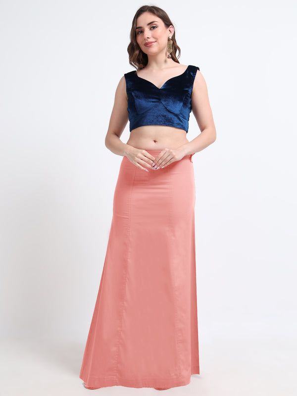 GlamViva Cotton Stretch Inskirt - Peach0116