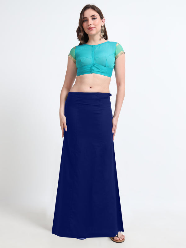 GlamViva Cotton Stretch Inskirt - Royal Blue0035