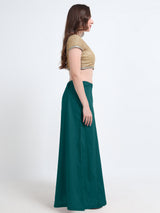 GlamLilly Cotton Saree Inskirt · Deep Lake
