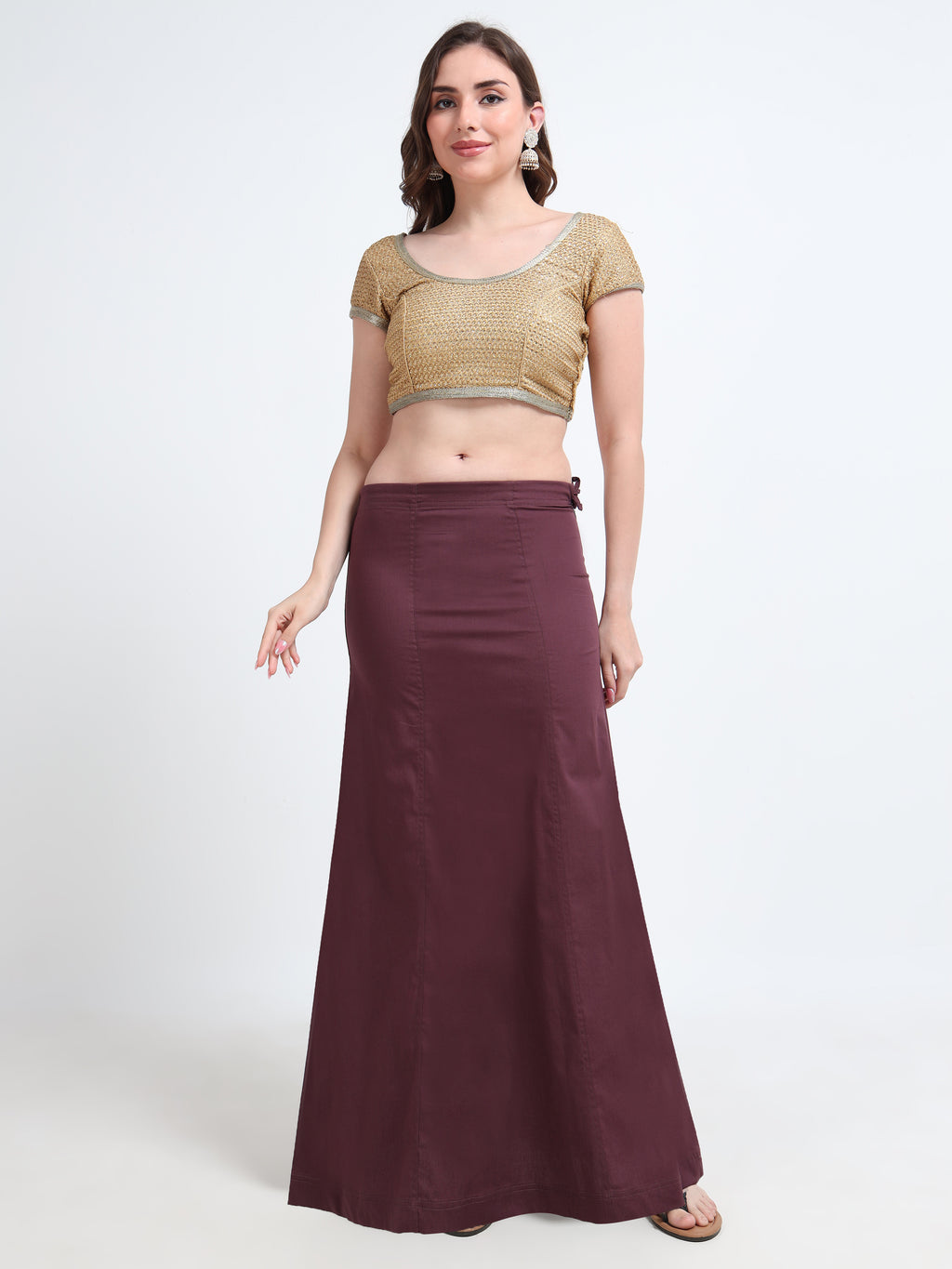 GlamViva Cotton NATURALLY FLEXIBLE - Dark Wine0079