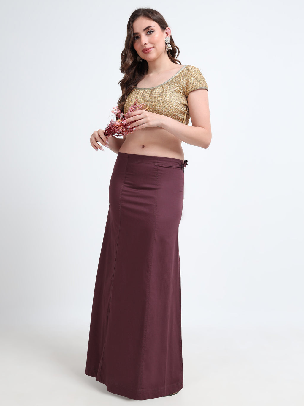 GlamViva Cotton NATURALLY FLEXIBLE - Dark Wine0079