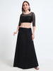 GlamLilly 100% Cotton Inskirt - Anthracite0013