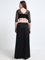 GlamLilly Cotton Saree Inskirt · Anthracite