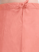 GlamLilly Cotton Saree Inskirt · Shrimp