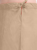 GlamLilly Cotton Saree Inskirt · Beige