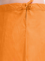 GlamLilly Cotton Saree Inskirt · Dark Cheddar