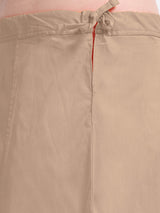 GlamLilly Cotton Saree Inskirt · Champagne