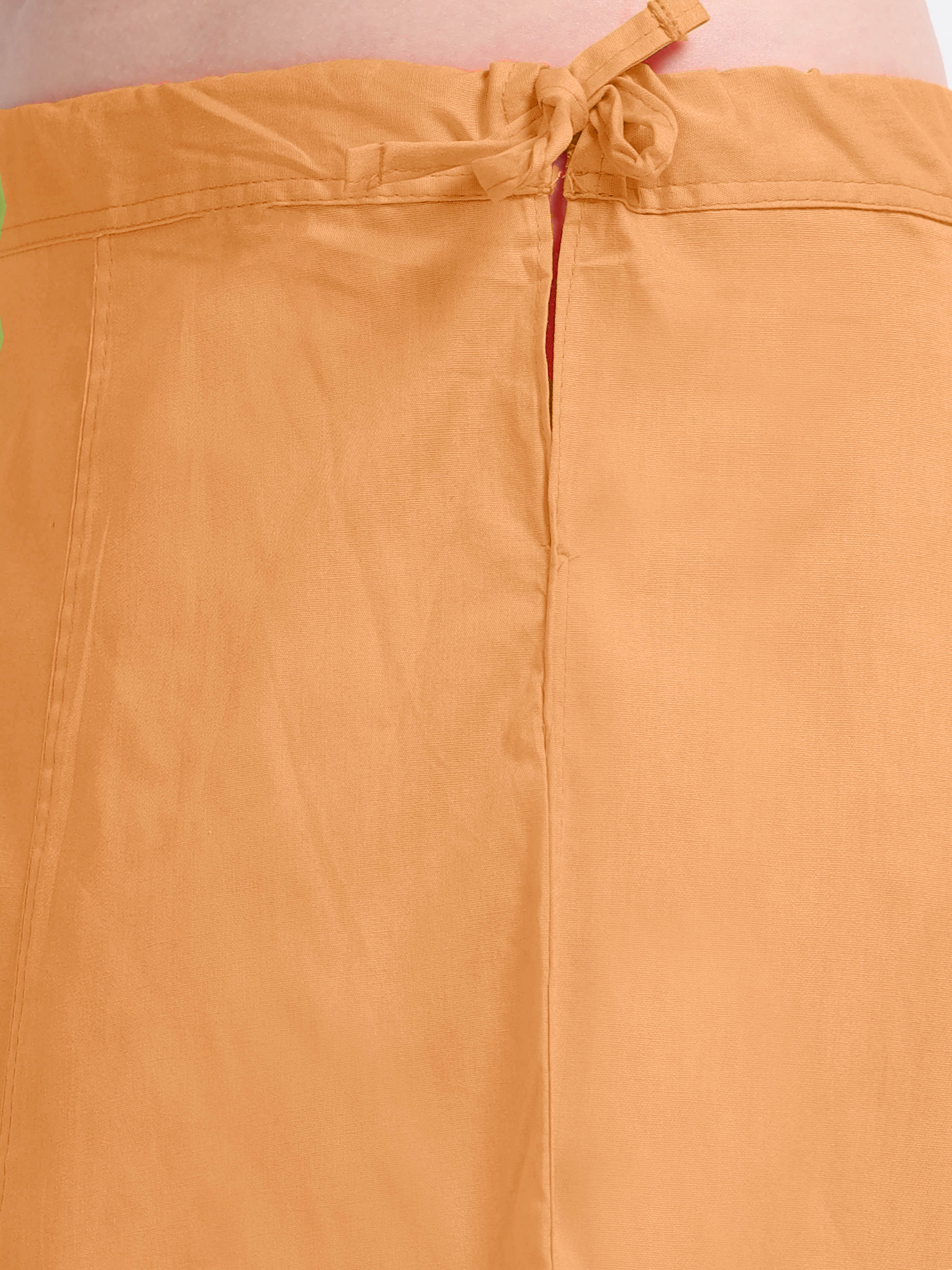 GlamLilly 100% Cotton Inskirt - SunsetGold1499
