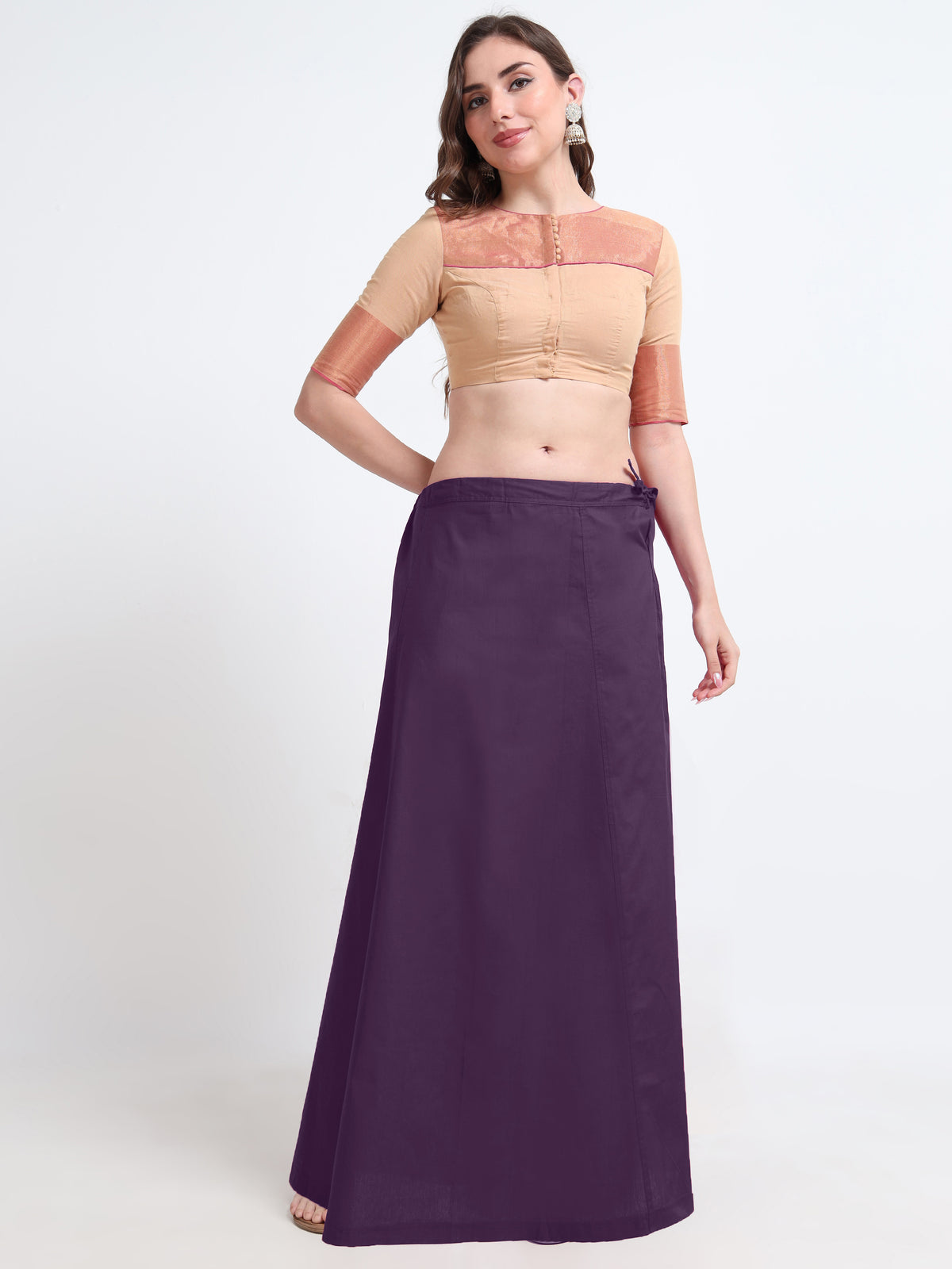 GlamLilly Cotton Saree Inskirt · Petunia