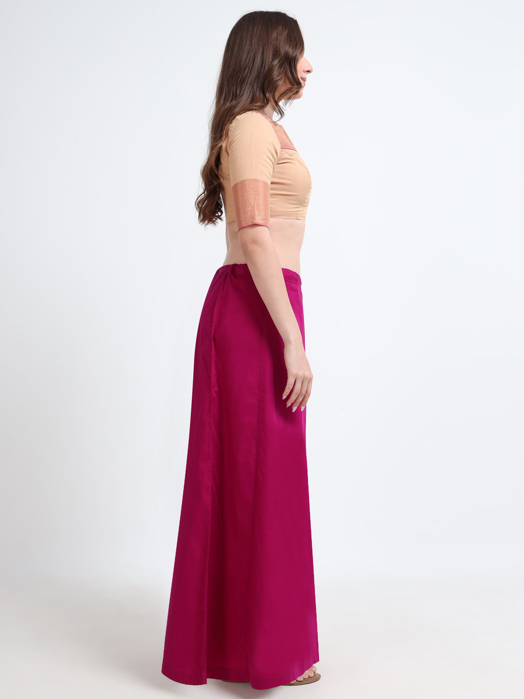 GlamLilly 100% Cotton Inskirt - Deep Orchid0025