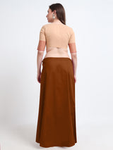 GlamLilly Cotton Saree Inskirt · Golden Oak