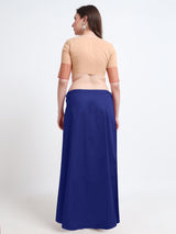 GlamLilly Cotton Saree Inskirt · Mazarine Blue