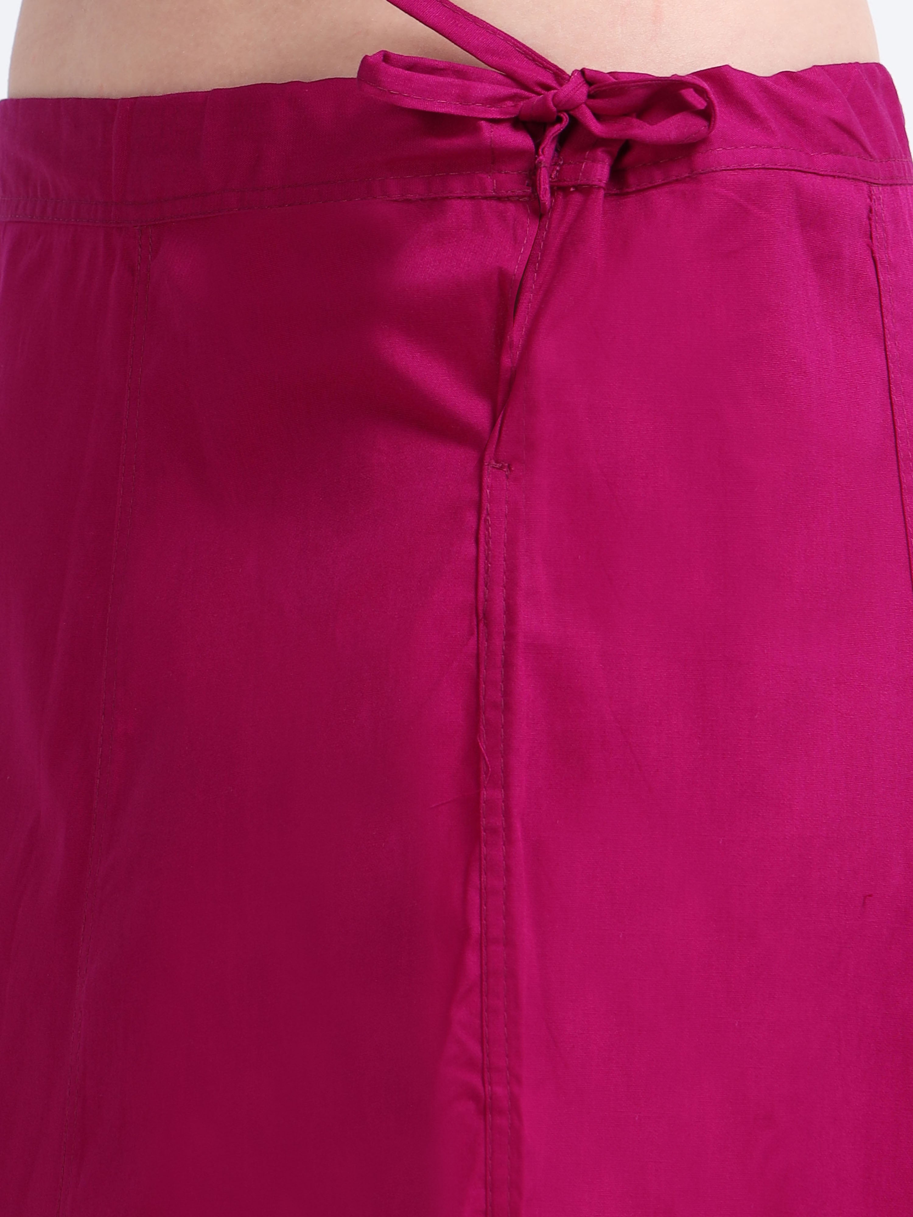 GlamLilly 100% Cotton Inskirt - Deep Orchid0025