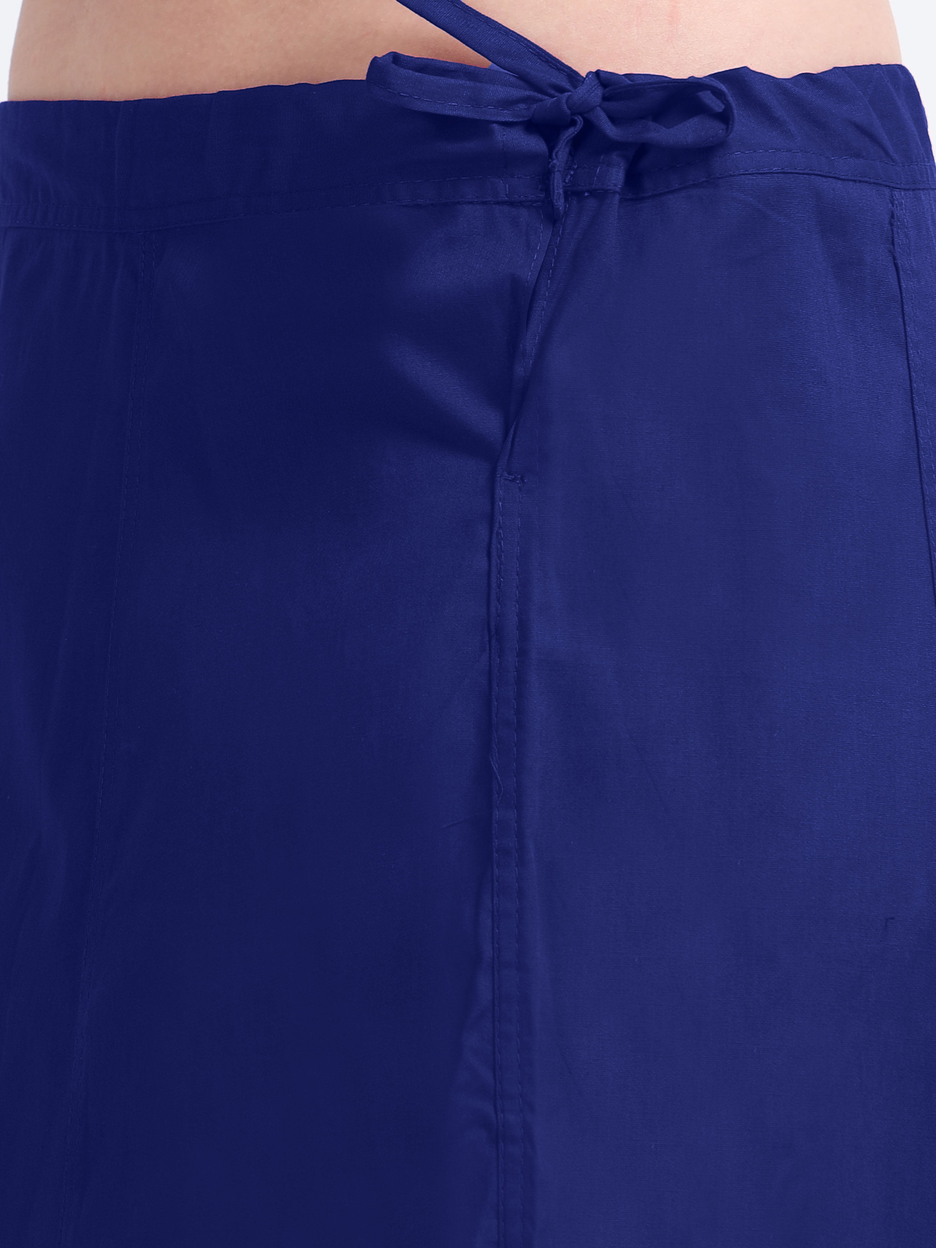 GlamLilly 100% Cotton Inskirt - Mazarine Blue0014