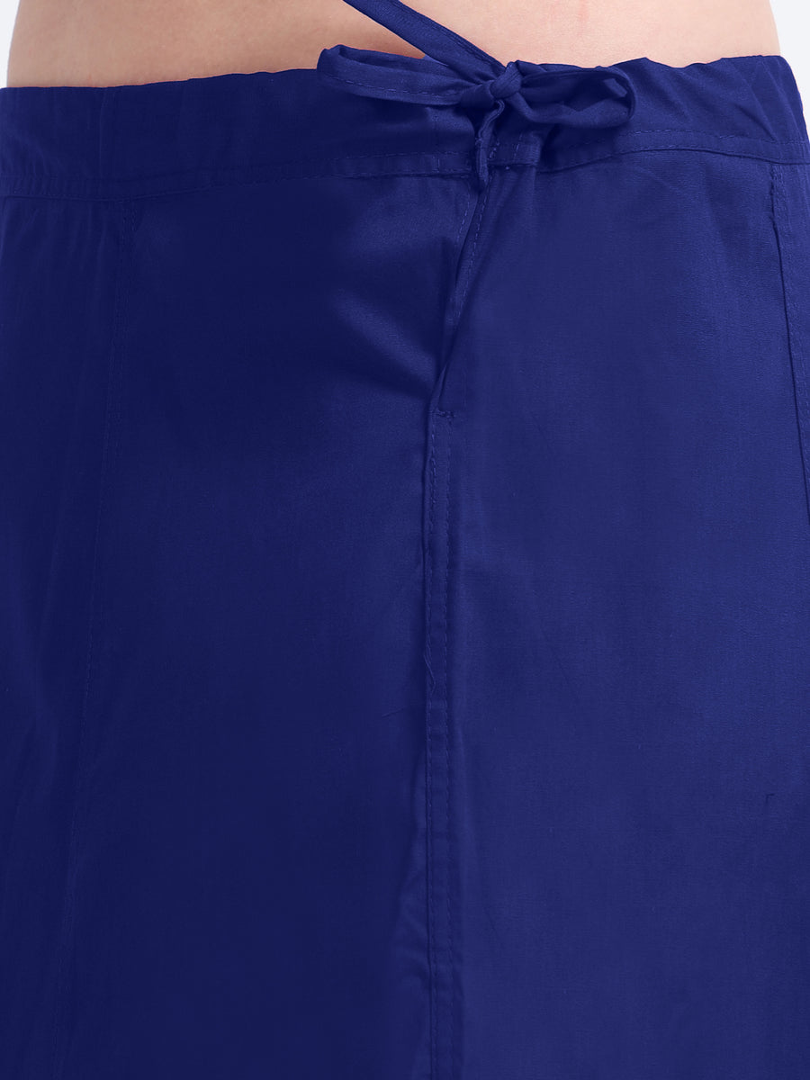 GlamLilly Cotton Saree Inskirt · Mazarine Blue