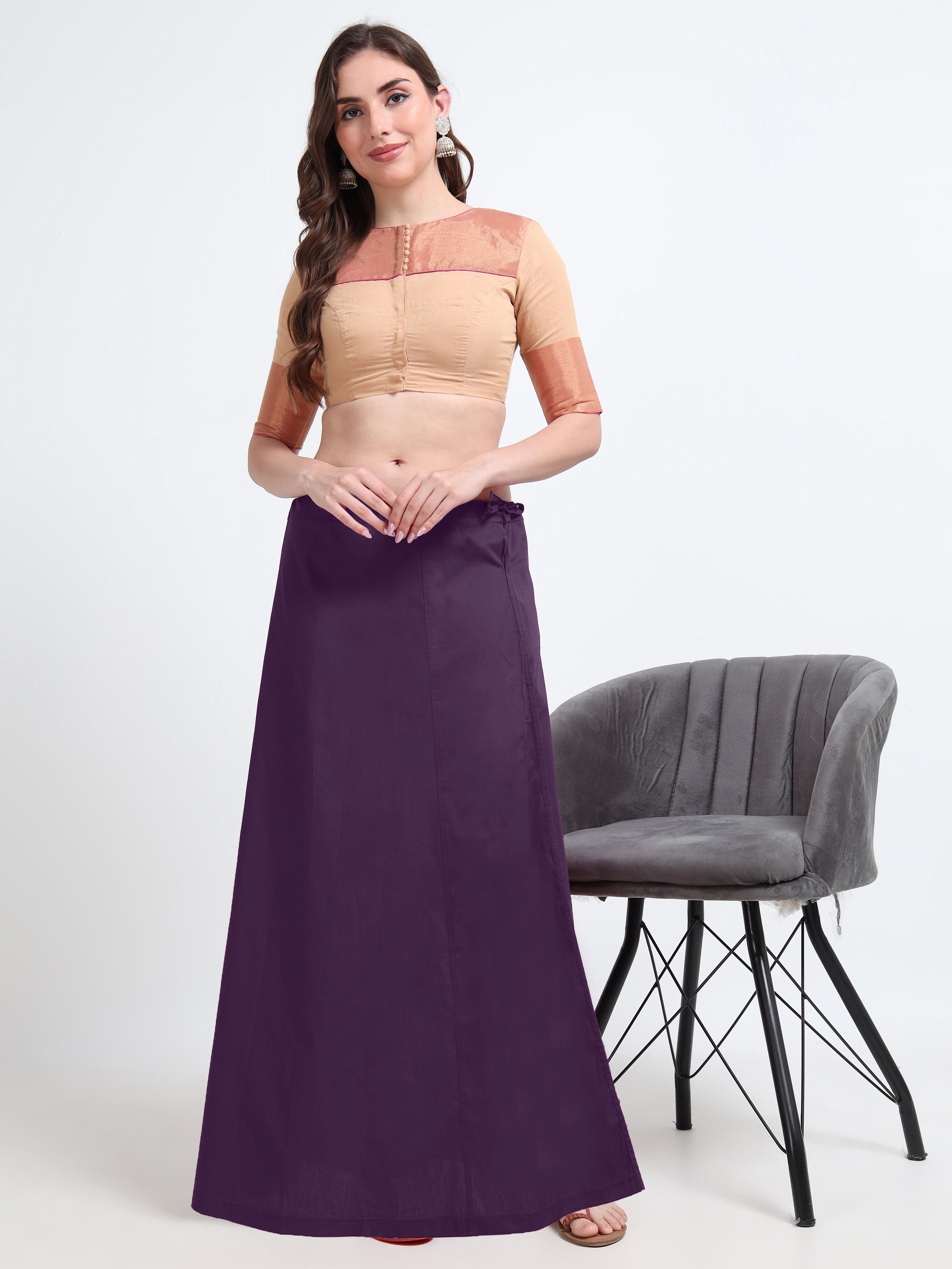 GlamLilly 100% Cotton Inskirt - Petunia0566