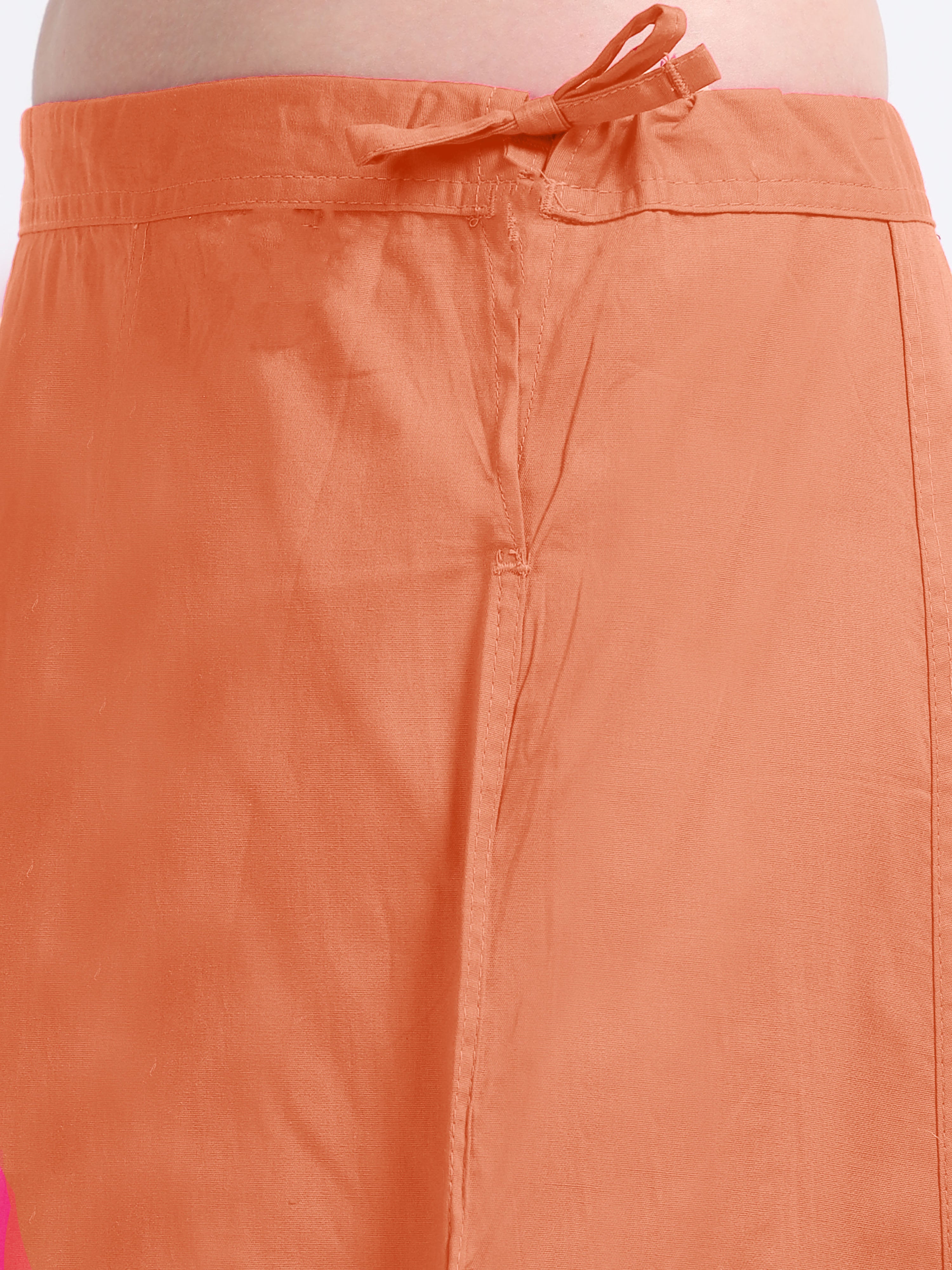 GlamLilly 100% Cotton Inskirt - CoralRose1345