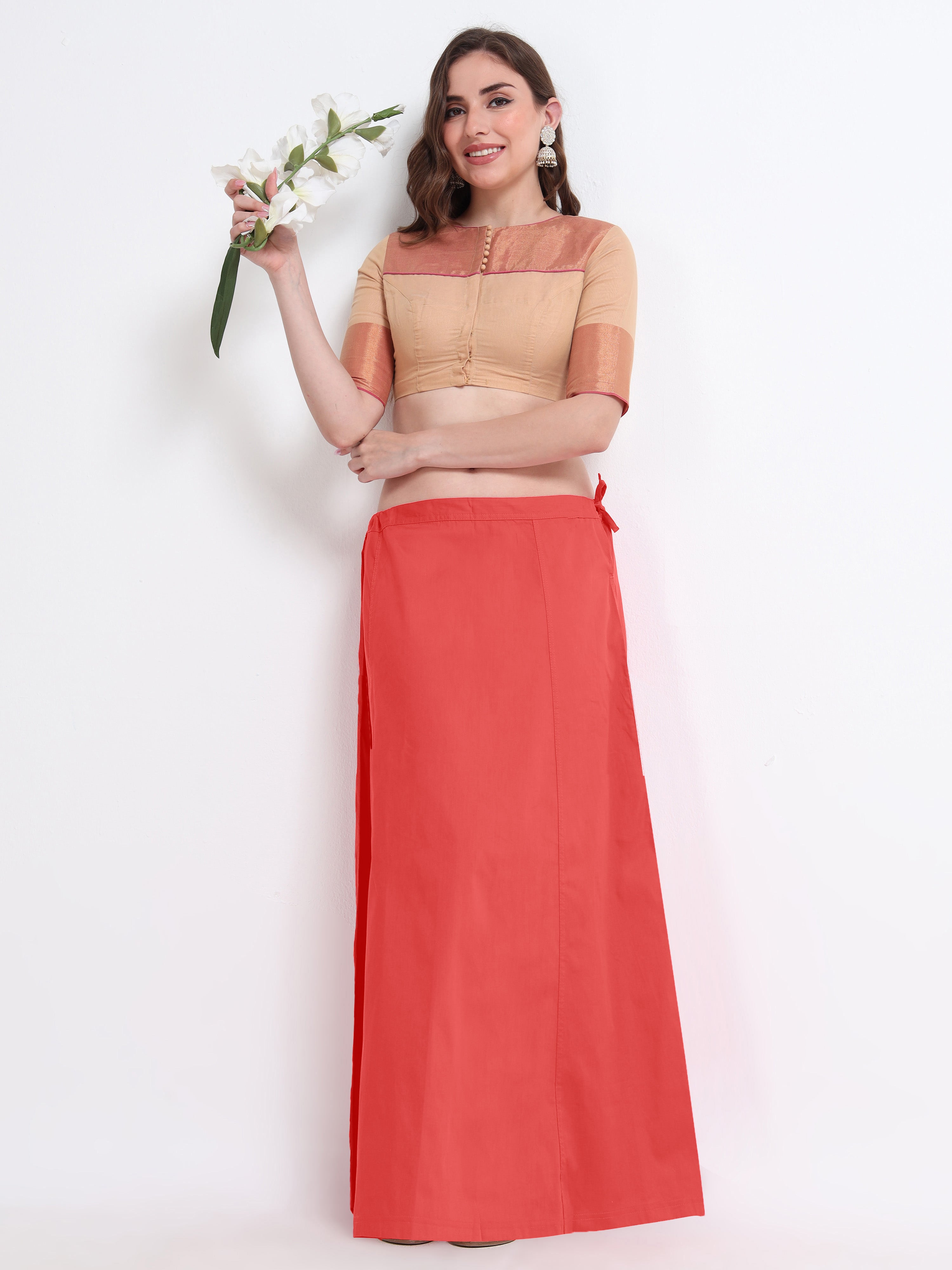 GlamLilly 100% Cotton Inskirt - Grenadine0377