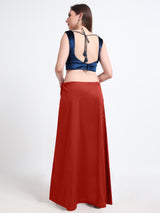 GlamLilly Cotton Saree Inskirt · Paprika