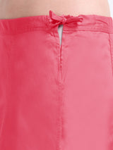 GlamTara Cotton Satin Saree Inskirt · Blush