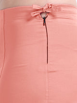 GlamViva Cotton Stretch Saree Inskirt · Peach