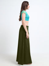GlamLilly Cotton Saree Inskirt · Dill