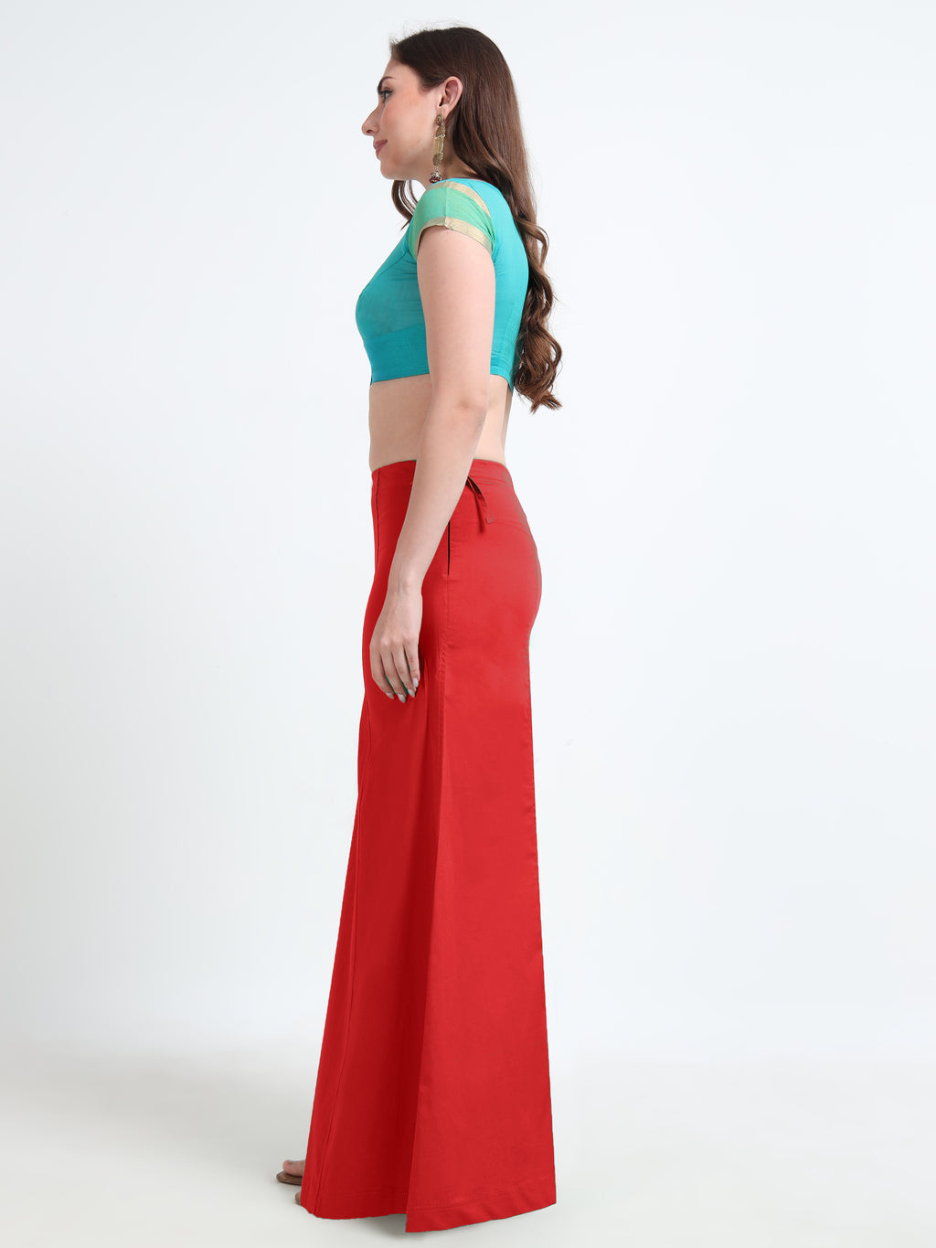 GlamViva Cotton NATURALLY FLEXIBLE - Red0015