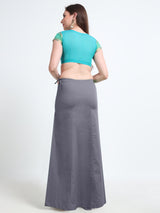 GlamViva Cotton Stretch Saree Inskirt · Grey