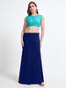 GlamViva Cotton Stretch Saree Inskirt · Royal Blue
