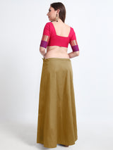 GlamLilly Cotton Saree Inskirt · Amber Gold