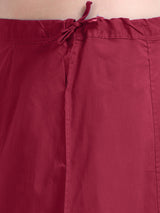 GlamLilly Cotton Saree Inskirt · Cerise