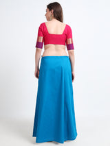 GlamLilly Cotton Saree Inskirt · Turquoise